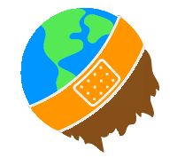 mundo con curita