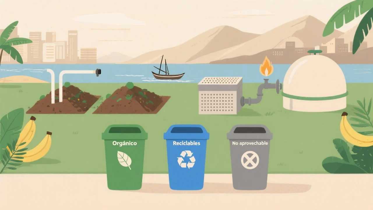 Manejo de desechos orgánicos de empresas en Ecuador: normativa, prácticas y oportunidades